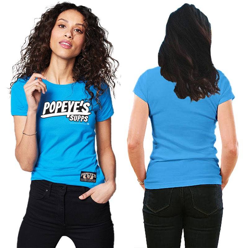 Popeye's Women's Shirt Popeye's Supps Blue