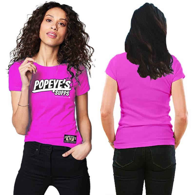 Popeye's Women's Shirt Popeye's Supps Pink