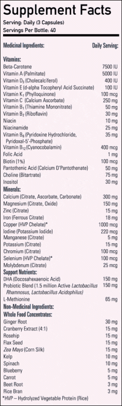 Progressive Multivitamin PreNatal 120 caps