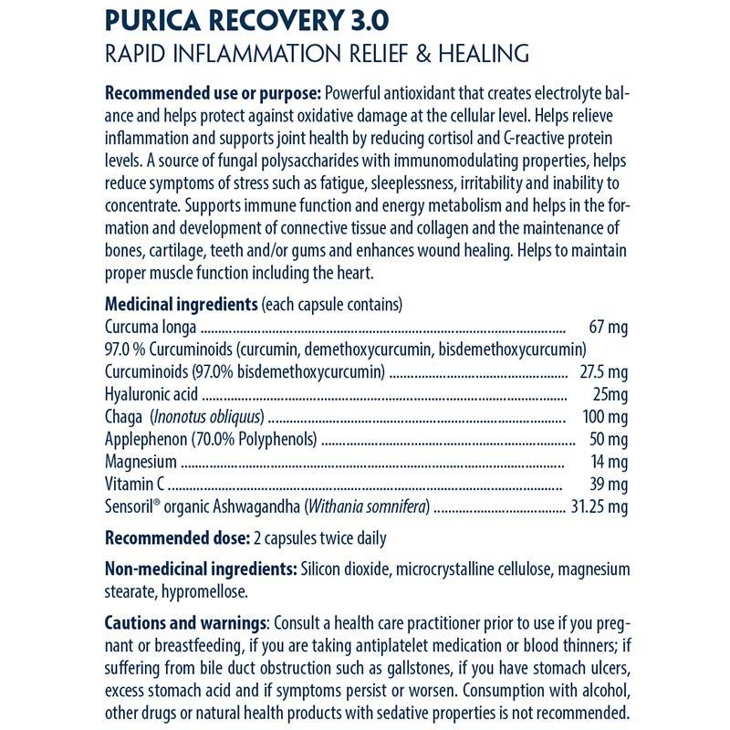 Purica Recovery 3.0 x-strength 144 caps