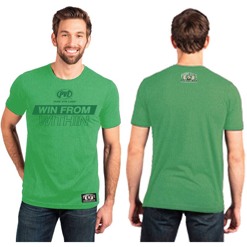 Popeye's PVL Shirt "Win From Within" Green