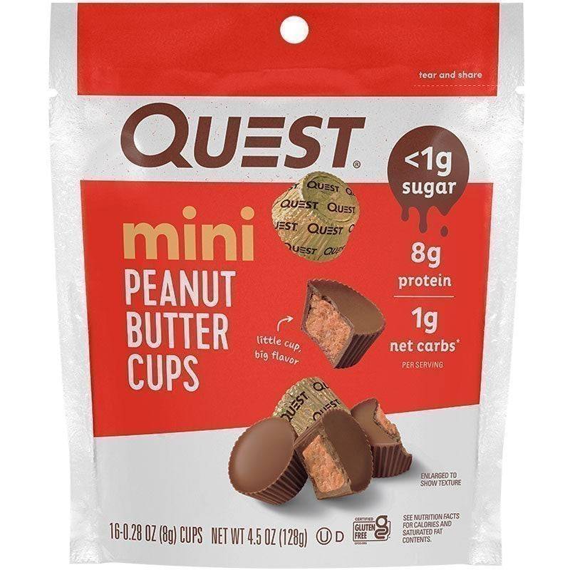 Quest Minis Moules au beurre d'arachide Sachet Individuel (1 sac - 16 moules)