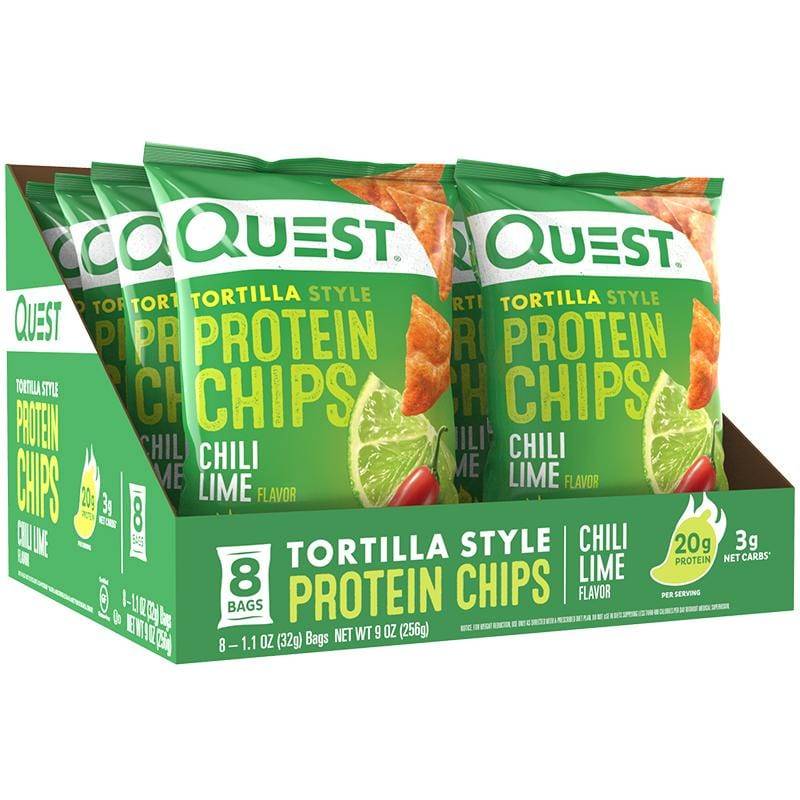 Quest Tortilla Style Chips Box of 8