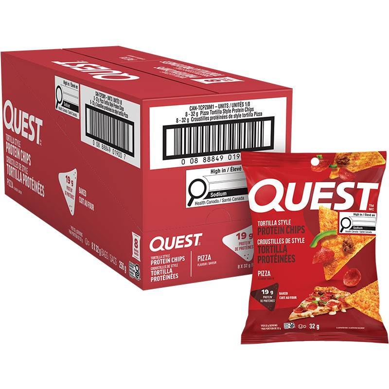 Quest Tortilla Style Chips Box of 8