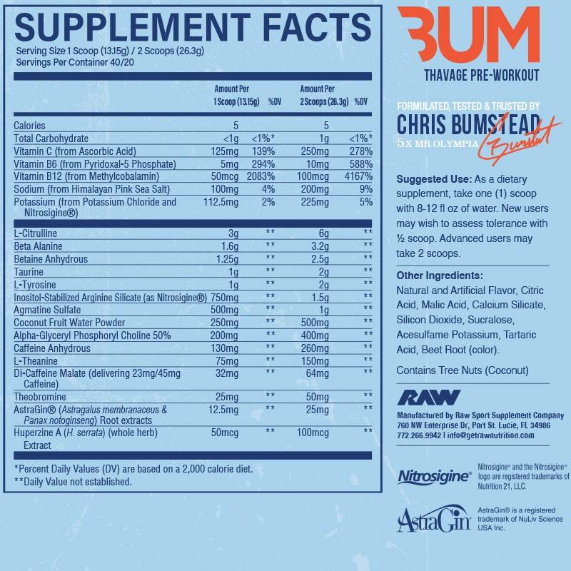 CBUM Thavage 498g