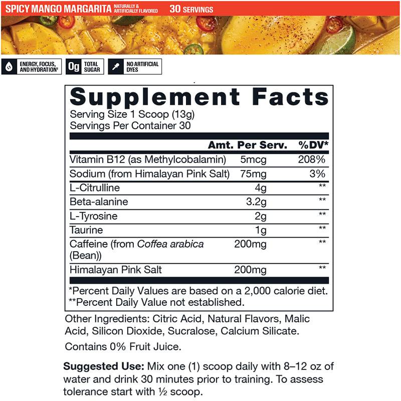 CBUM Essential Pre-Workout 400g
