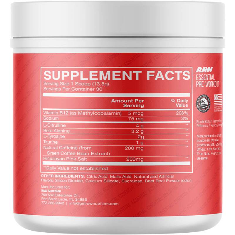 CBUM Essential Pre-Workout 400g
