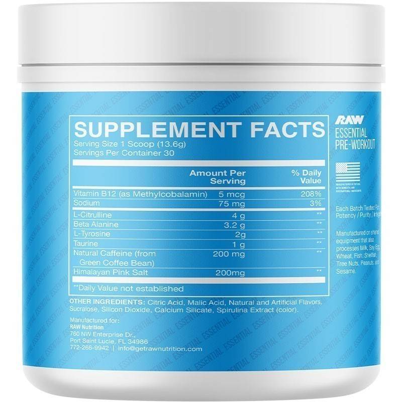 CBUM Essential Pre-Workout 400g