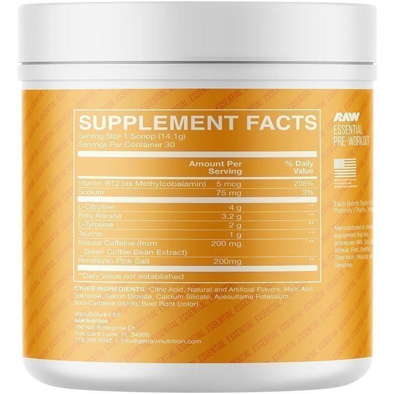 CBUM Essential Pre-Workout 400g