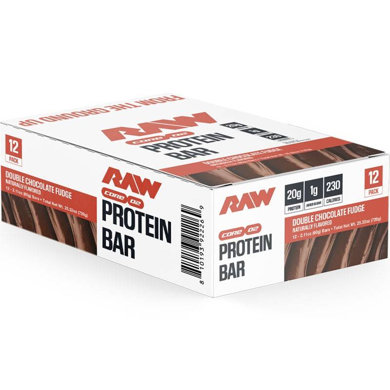 Raw barre protéinée boîte (12)