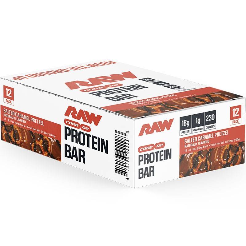 Raw barre protéinée boîte (12)