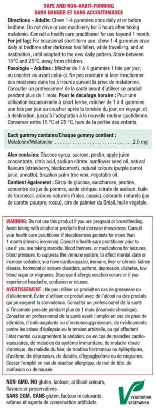Jamieson Melatonin Gummies 10mg