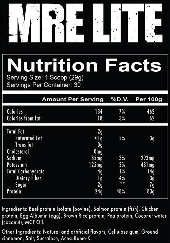 Redcon1 MRE Lite 1.92lb