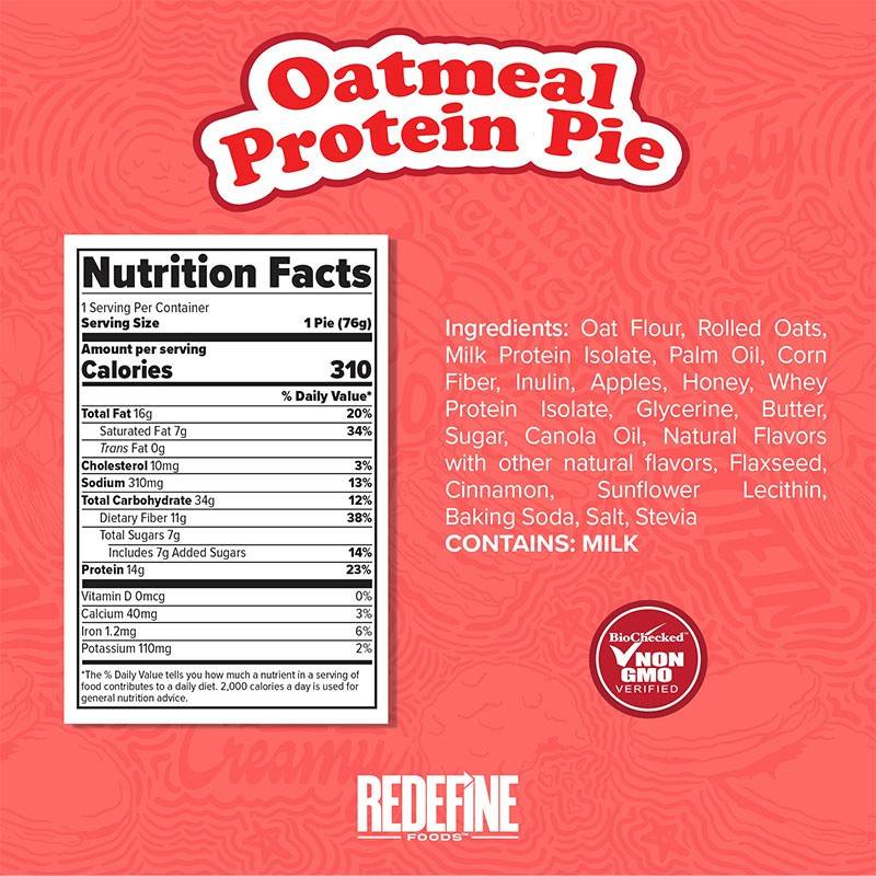 Redefine Oatmeal Protein Pie Single (1)