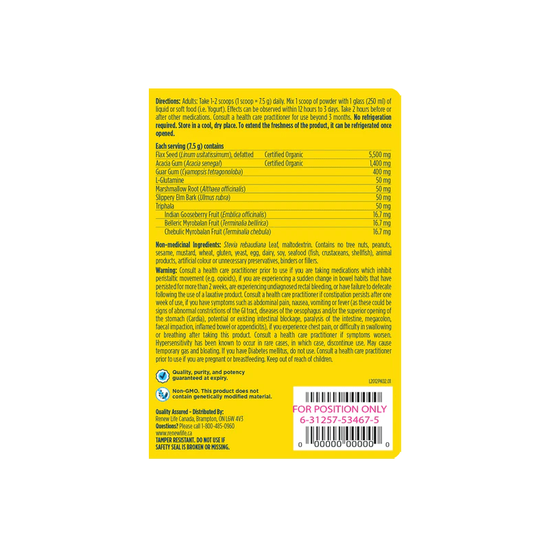 Renew Life FibreSMART Powder 454g