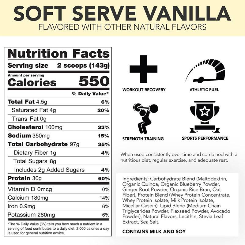 Rival Nutrition Natural Clean Gainer 5lb