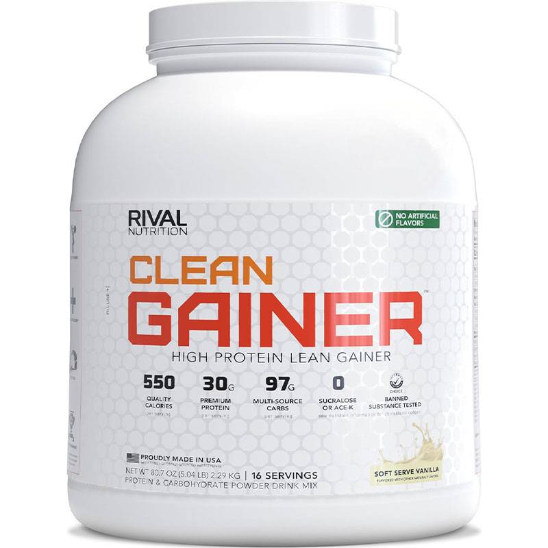 Rival Nutrition Natural Clean Gainer 5lb