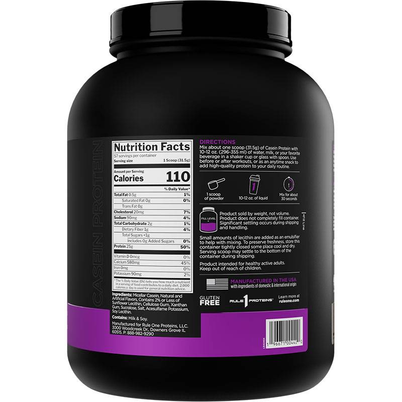 Rule 1 Casein Protein 4 lb