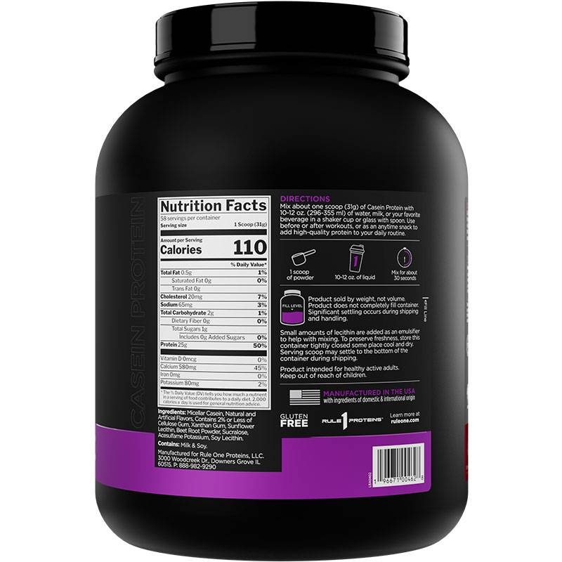 Rule 1 Casein Protein 4 lb