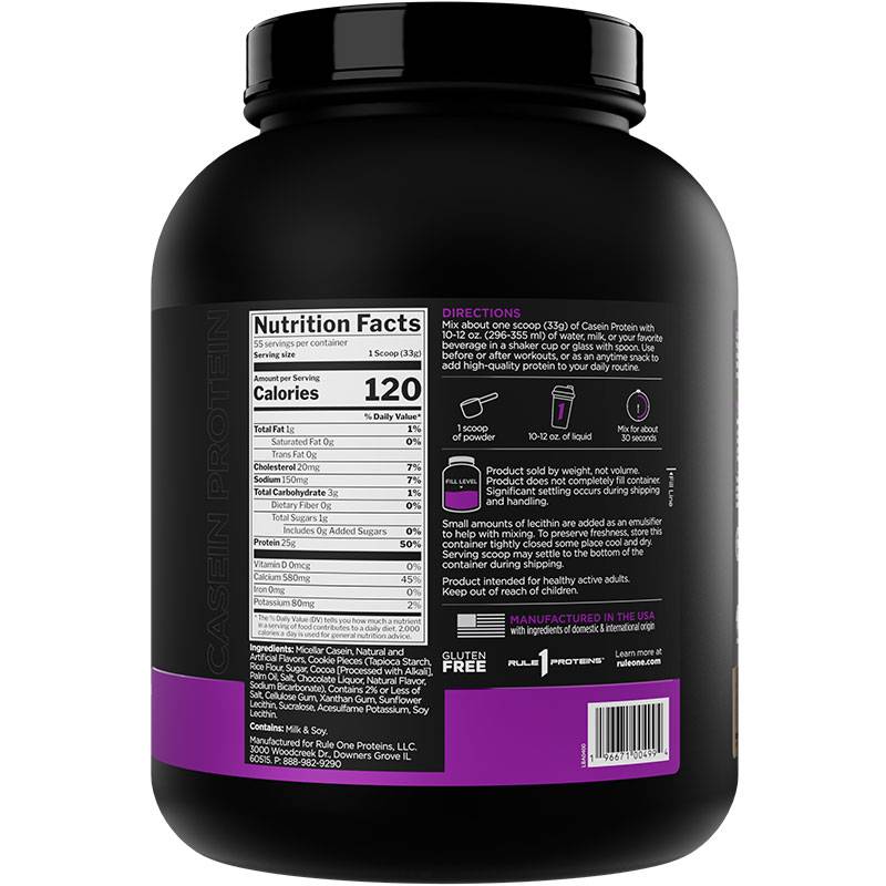 Rule 1 Casein Protein 4 lb