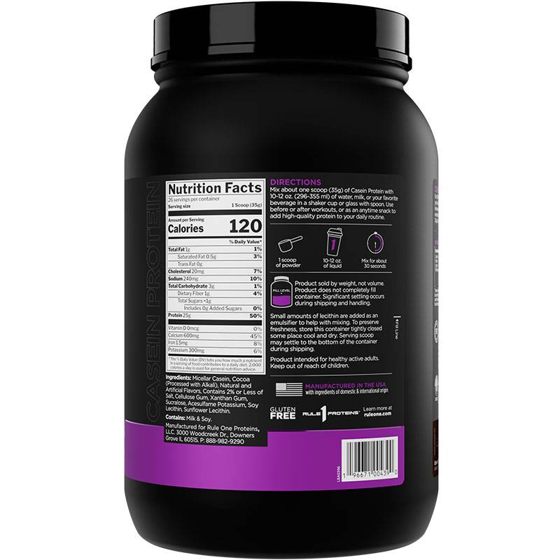 Rule 1 Casein Protein 2 lb