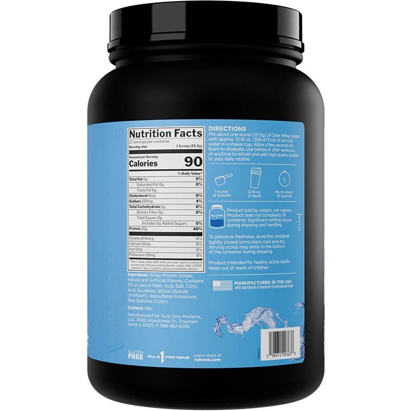 Rule 1 Clear Isolate 1.5 lb