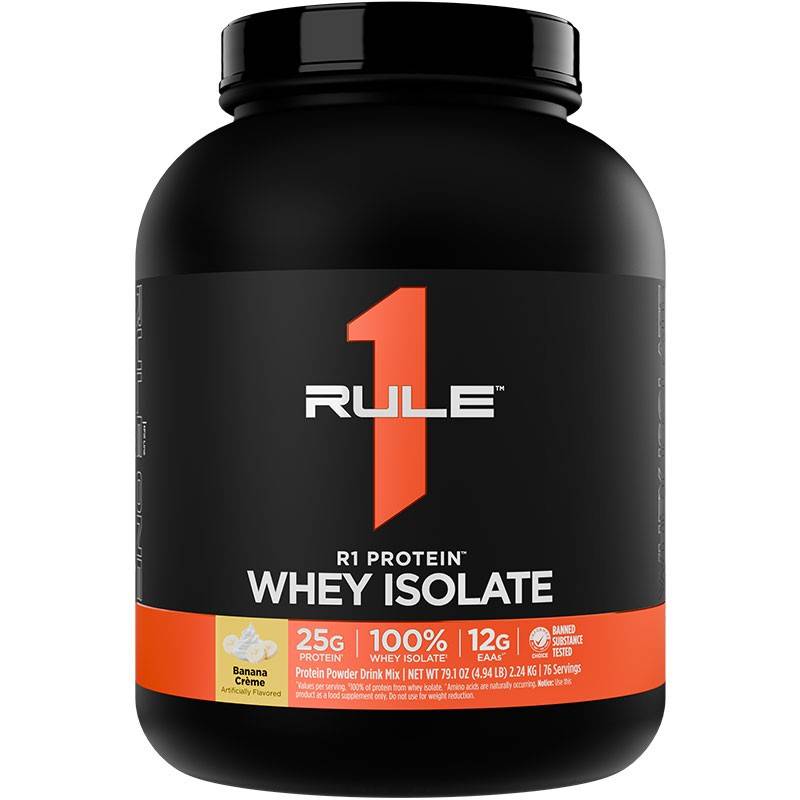 Rule 1 Whey Isolate Protein 5 lb