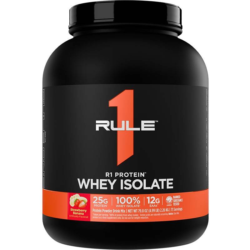 Rule 1 Whey Isolate Protein 5 lb