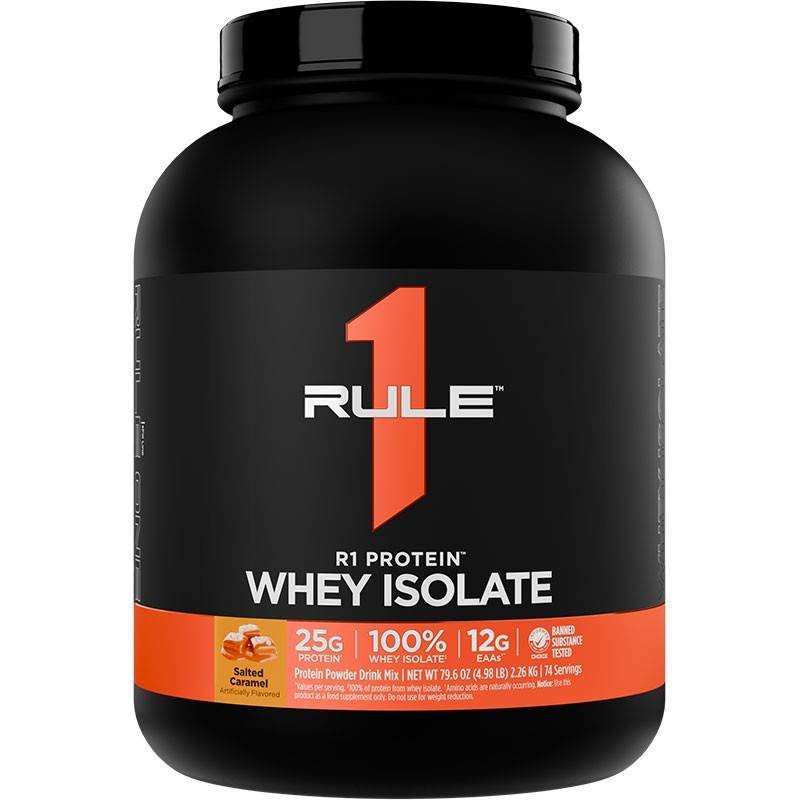 Rule 1 Whey Isolate Protein 5 lb