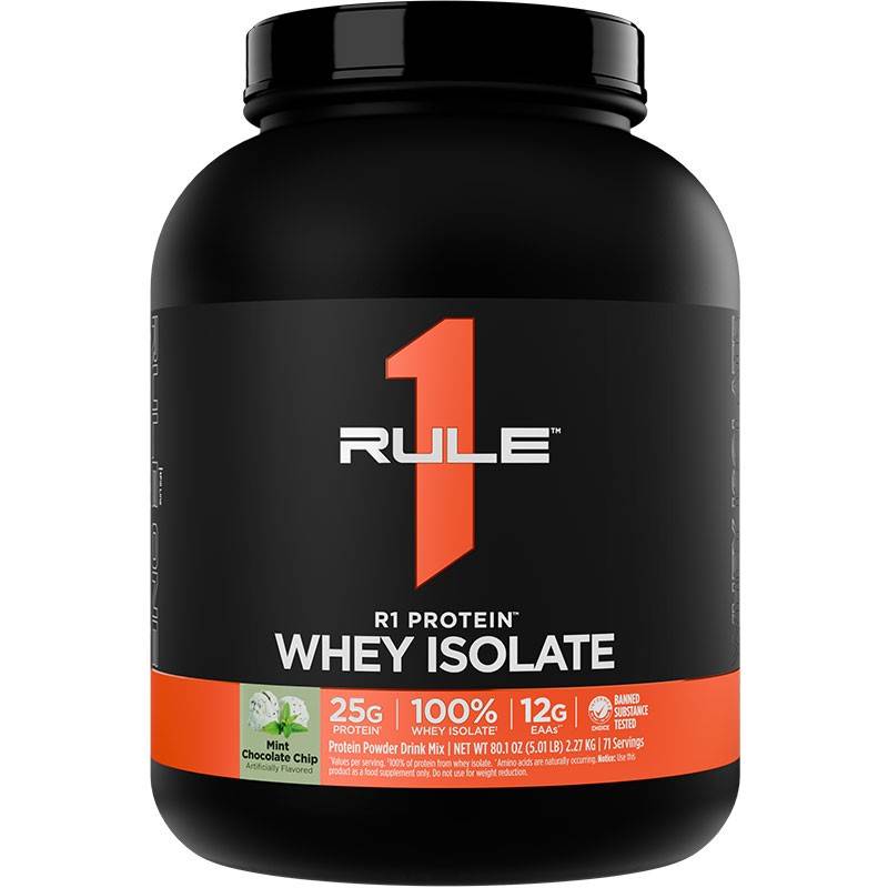 Rule 1 Whey Isolate Protein 5 lb