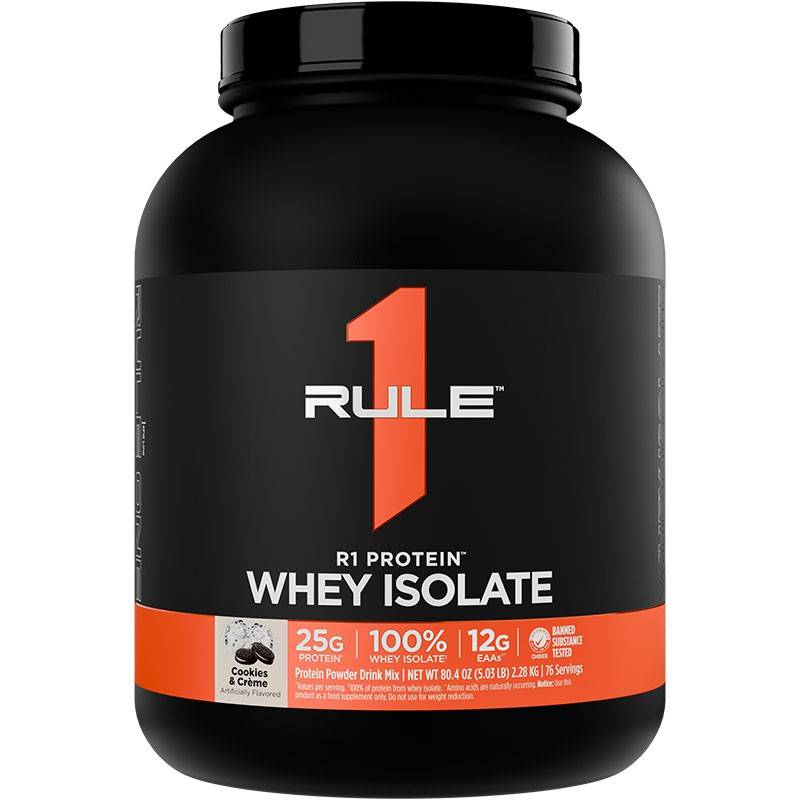 Rule 1 Whey Isolate Protein 5 lb