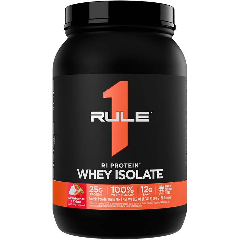 Rule 1 Whey Isolate Protein 2 lb