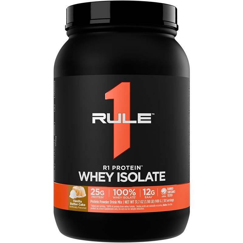 Rule 1 Whey Isolate Protein 2 lb