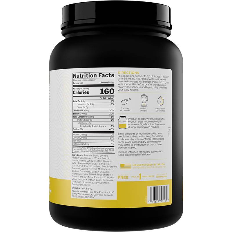 Rule 1 Casein Protein 2 lb