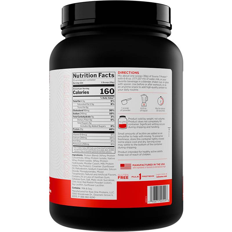 Rule 1 Casein Protein 2 lb