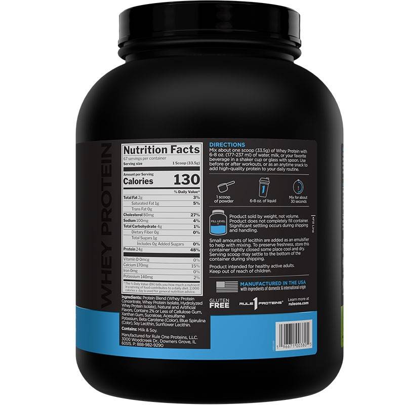 Rule1 Blended Whey Protein 5lb