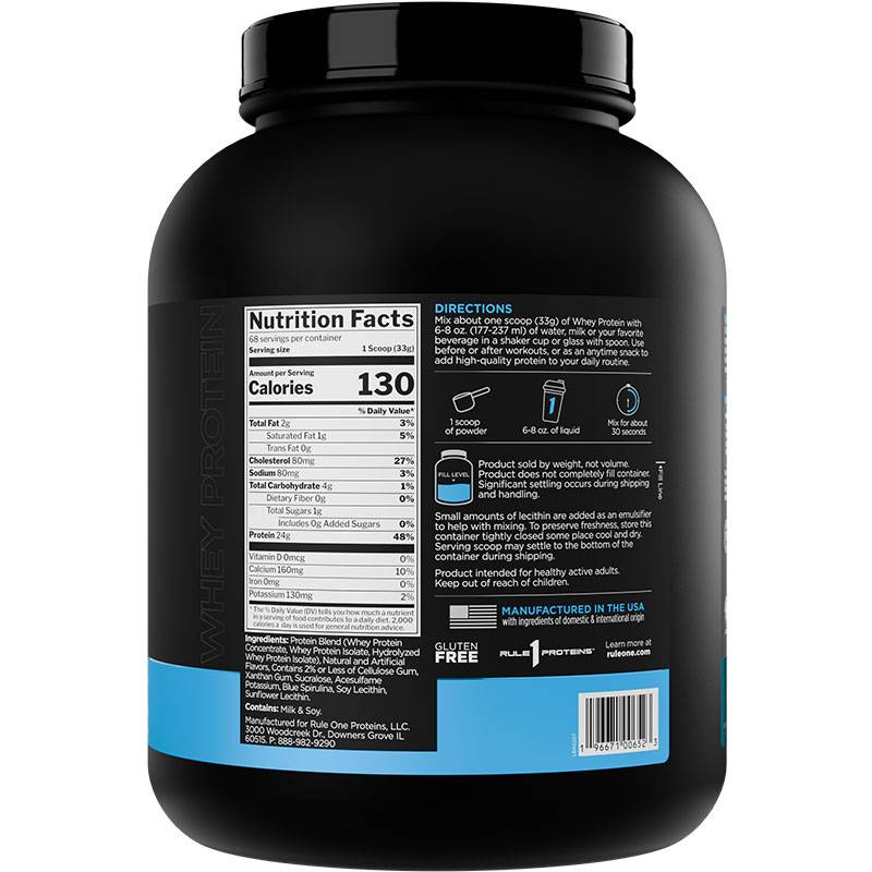 Rule1 Blended Whey Protein 5lb