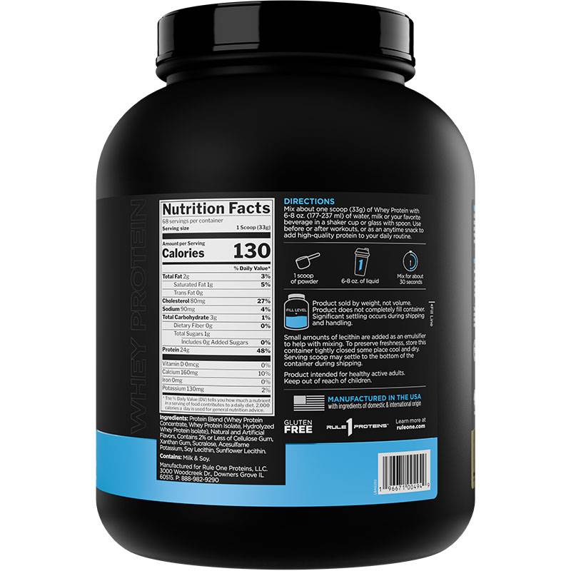 Rule1 Blended Whey Protein 5lb
