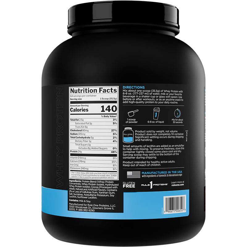 Rule1 Blended Whey Protein 5lb