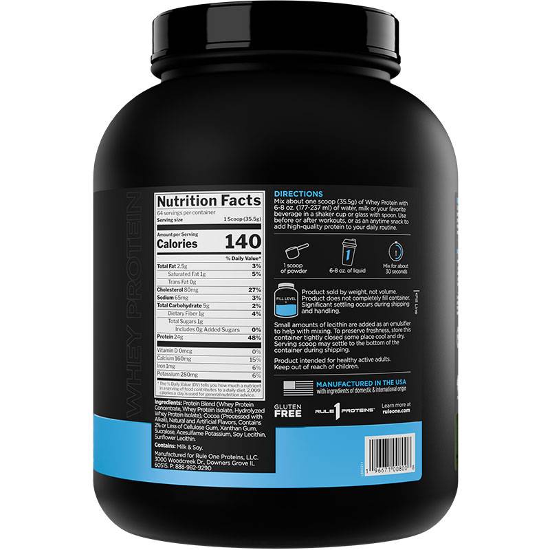 Rule1 Blended Whey Protein 5lb