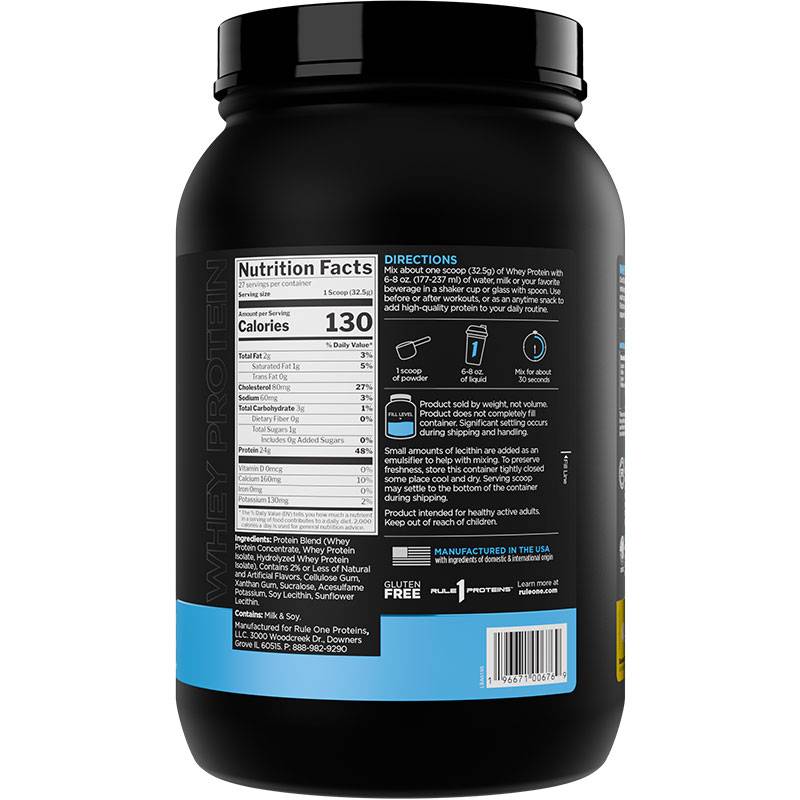 Rule 1 Blended Whey Protein 2lbs