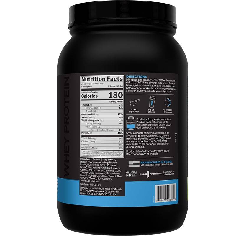Rule 1 Blended Whey Protein 2lbs