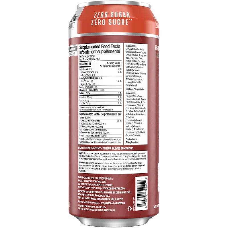 RYSE Fuel - Case of 12