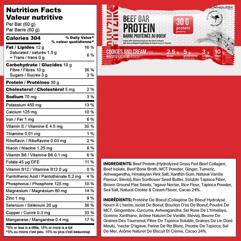Phyzik Beef Protein Bar