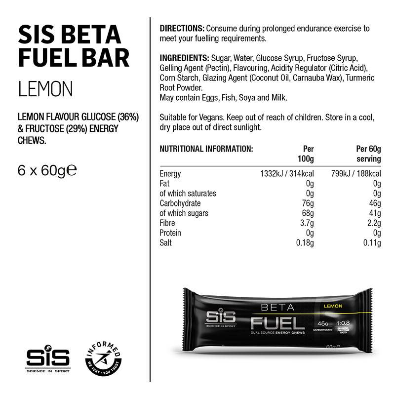 SIS Beta Fuel Energy Chew Bar