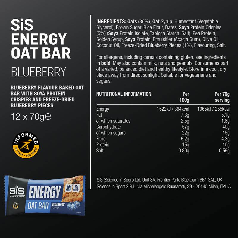 SIS Energy OatBar (Box of 12)
