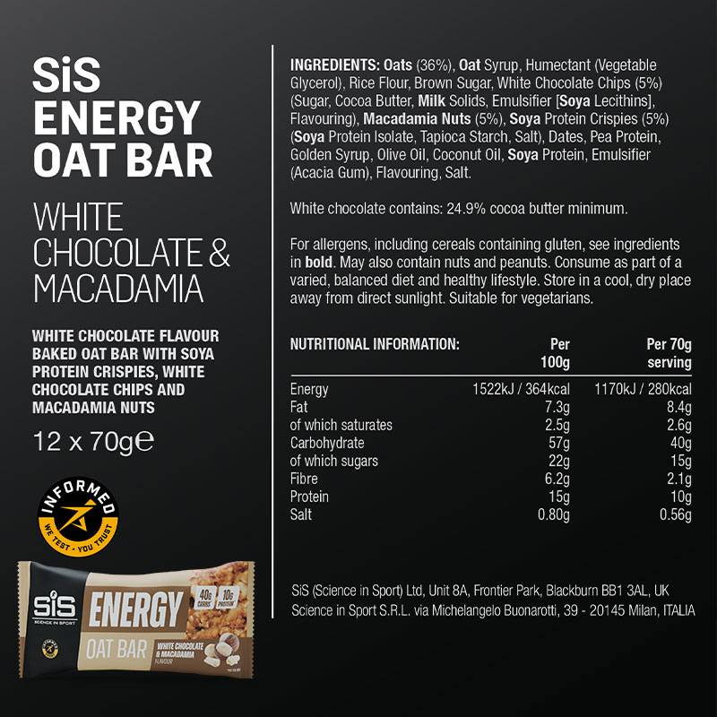SIS Energy OatBar (Box of 12)