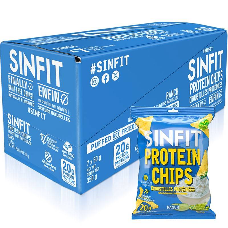 Sinfit Protein Chips Boîte de 7