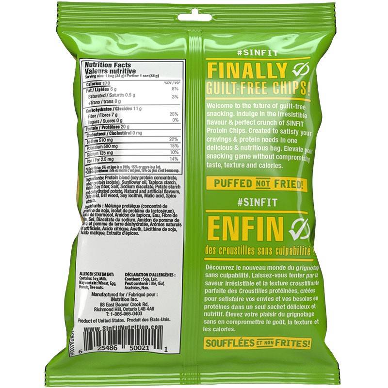 Sinfit Protein Chips Boîte de 7