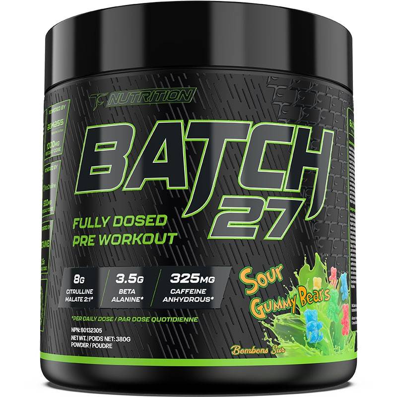 TC Nutrition Batch 27 Pre-Workout 360g